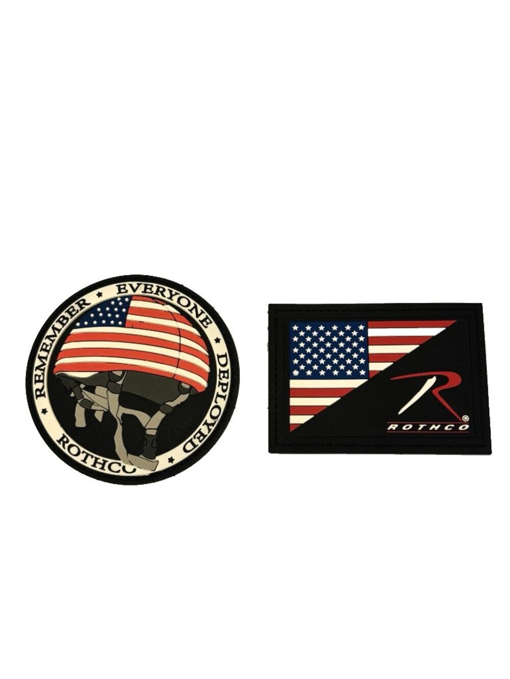 Rothco Remember Everyone Deployed Helmet & American Flag Patches Shot Show 2025